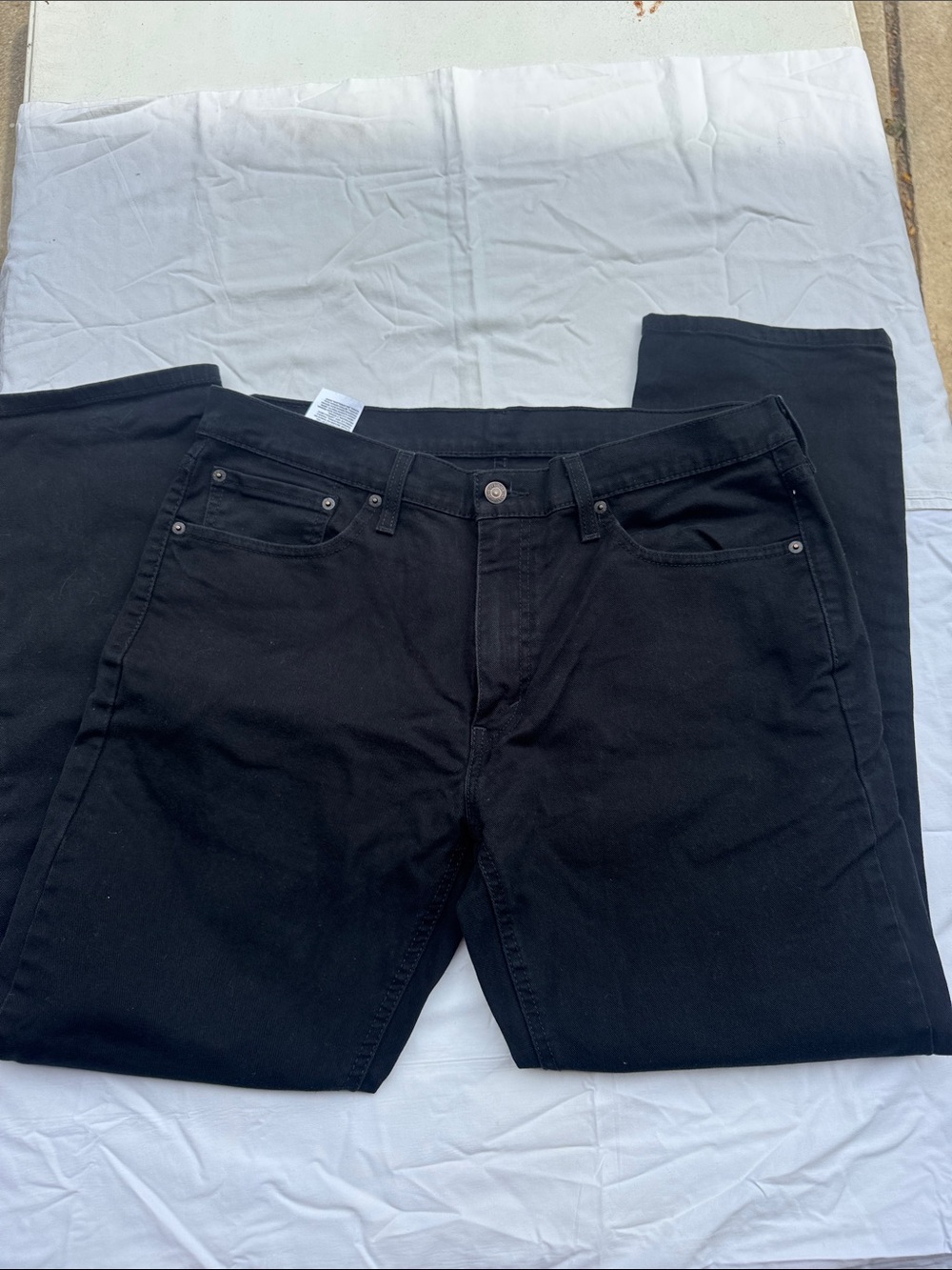 Levi men’s 541 black denim jeans size 35 x 30